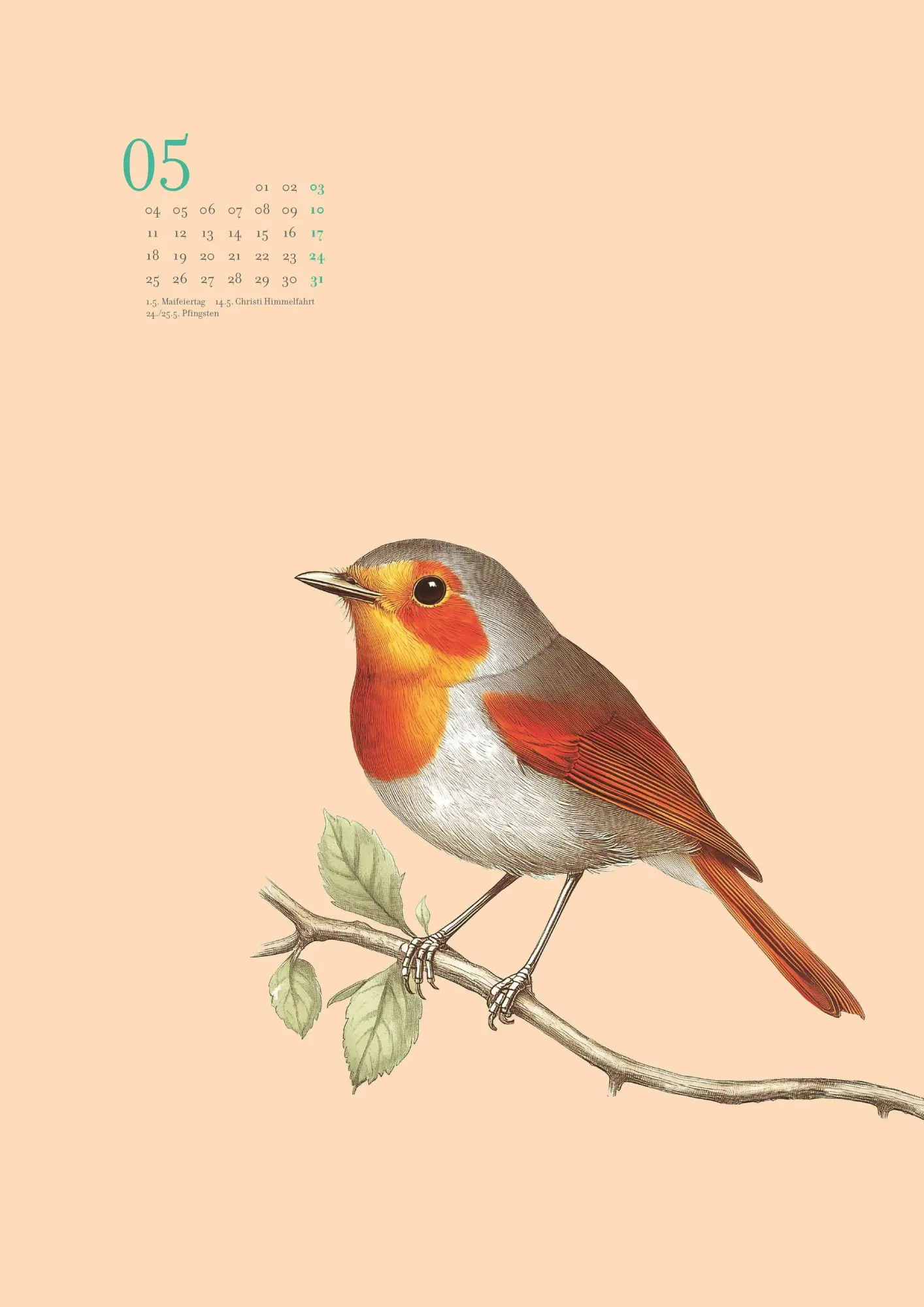 Bild: 4069095006072 | Wandkalender 'Menagerie' 2026 - Historische Tier- und...