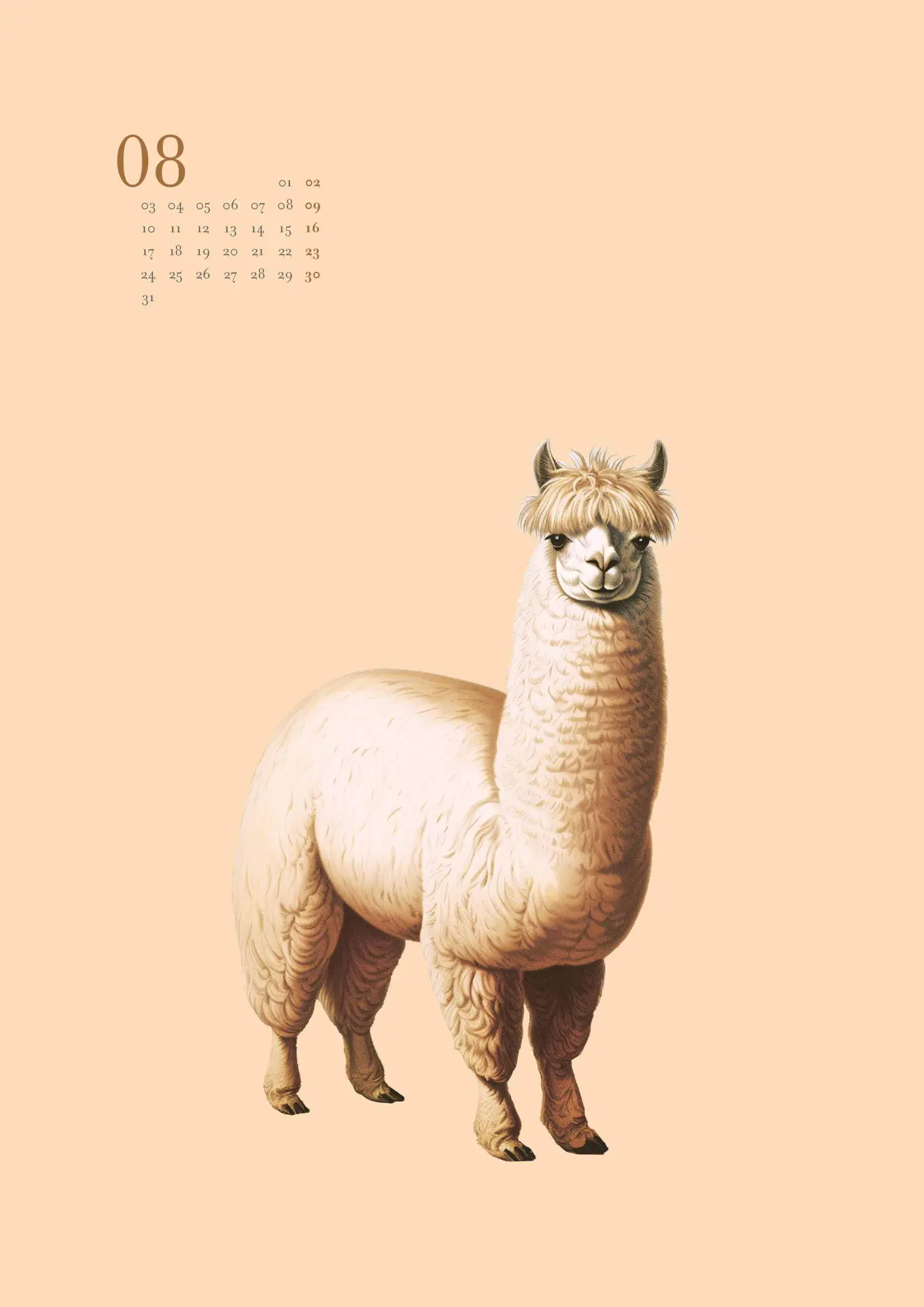 Bild: 4069095006072 | Wandkalender 'Menagerie' 2026 - Historische Tier- und...
