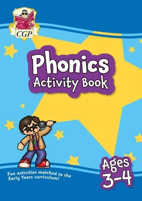 Cover: 9781789086072 | Phonics Activity Book for Ages 3-4 (Preschool) | Cgp Books | Buch