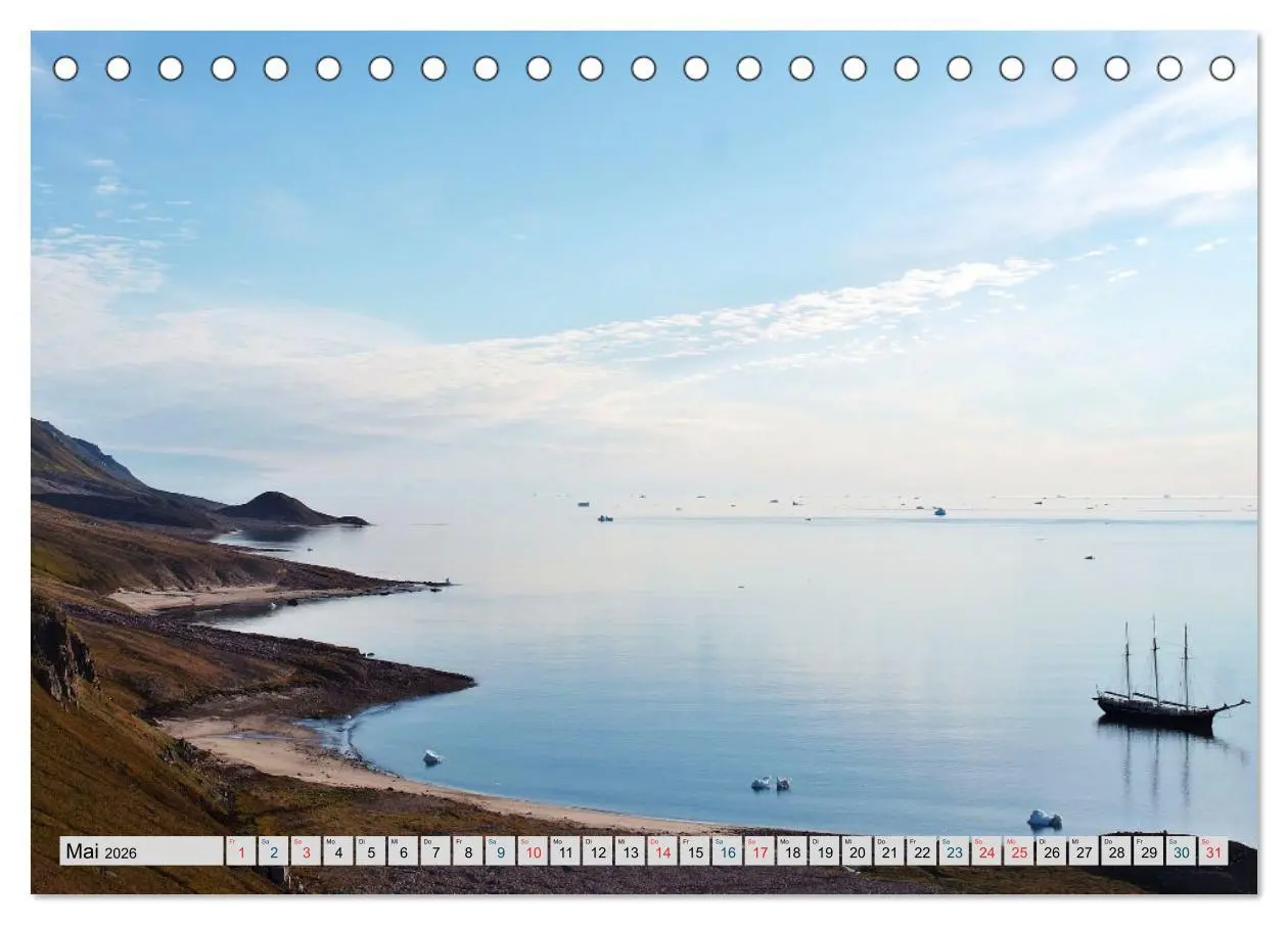 Bild: 9783457446072 | Bezauberndes, eisiges Grönland (Tischkalender 2026 DIN A5 quer),...