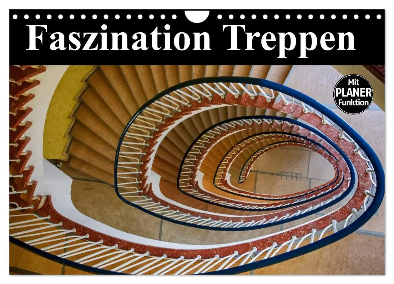 Cover: 9783457996072 | Faszination Treppen (Wandkalender 2026 DIN A4 quer), CALVENDO...