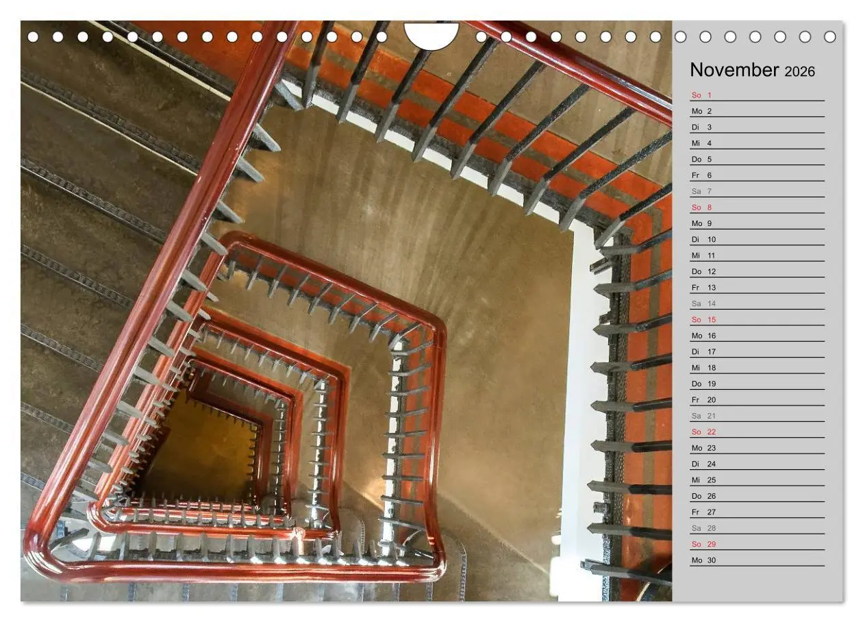 Bild: 9783457996072 | Faszination Treppen (Wandkalender 2026 DIN A4 quer), CALVENDO...
