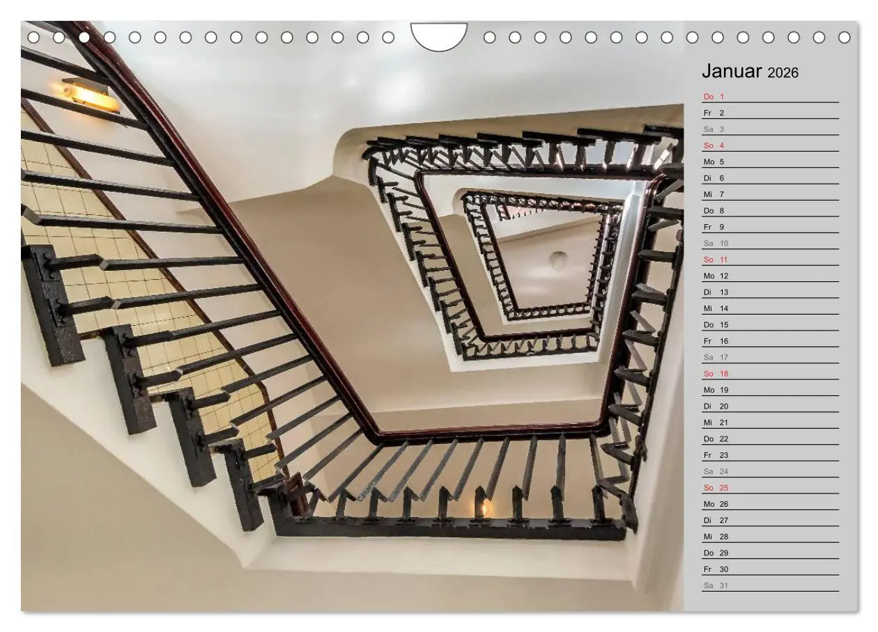Bild: 9783457996072 | Faszination Treppen (Wandkalender 2026 DIN A4 quer), CALVENDO...