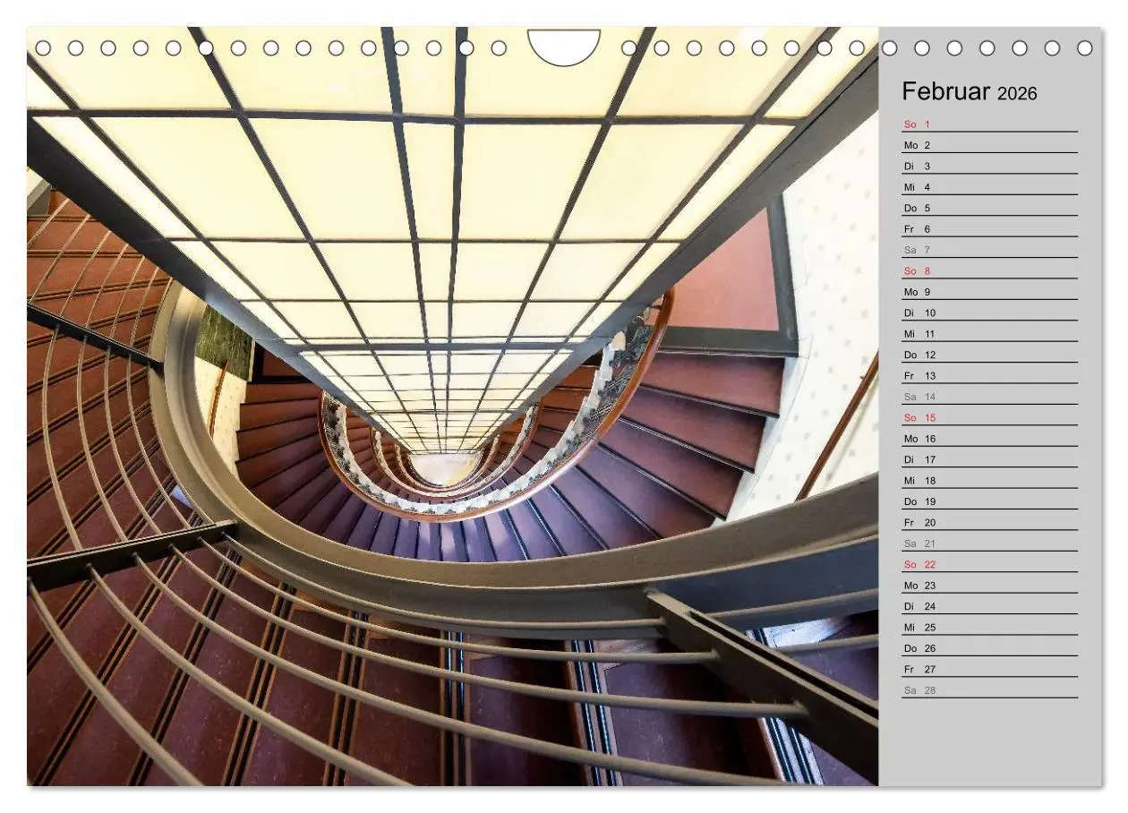 Bild: 9783457996072 | Faszination Treppen (Wandkalender 2026 DIN A4 quer), CALVENDO...