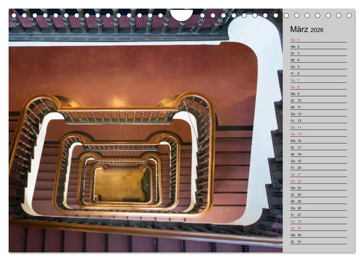 Bild: 9783457996072 | Faszination Treppen (Wandkalender 2026 DIN A4 quer), CALVENDO...