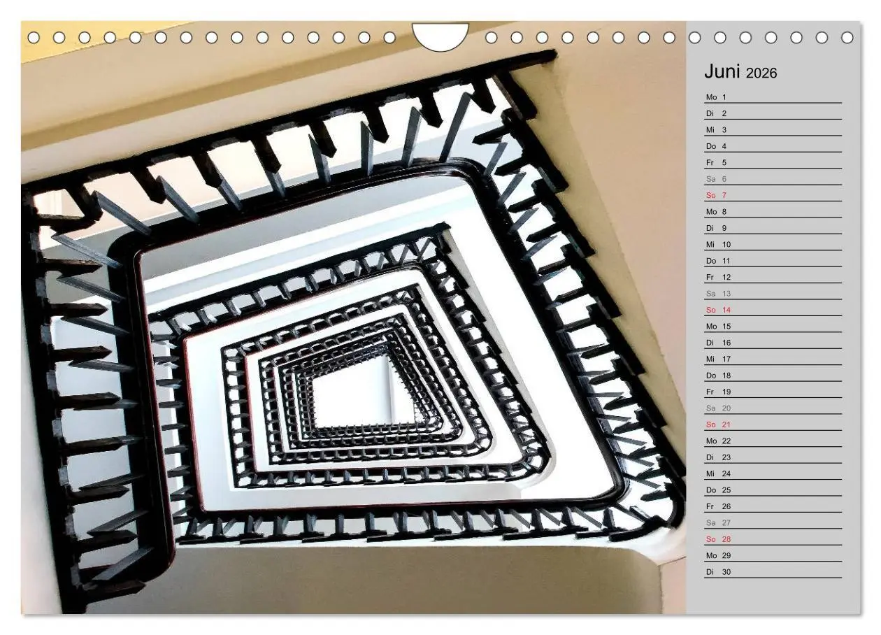 Bild: 9783457996072 | Faszination Treppen (Wandkalender 2026 DIN A4 quer), CALVENDO...