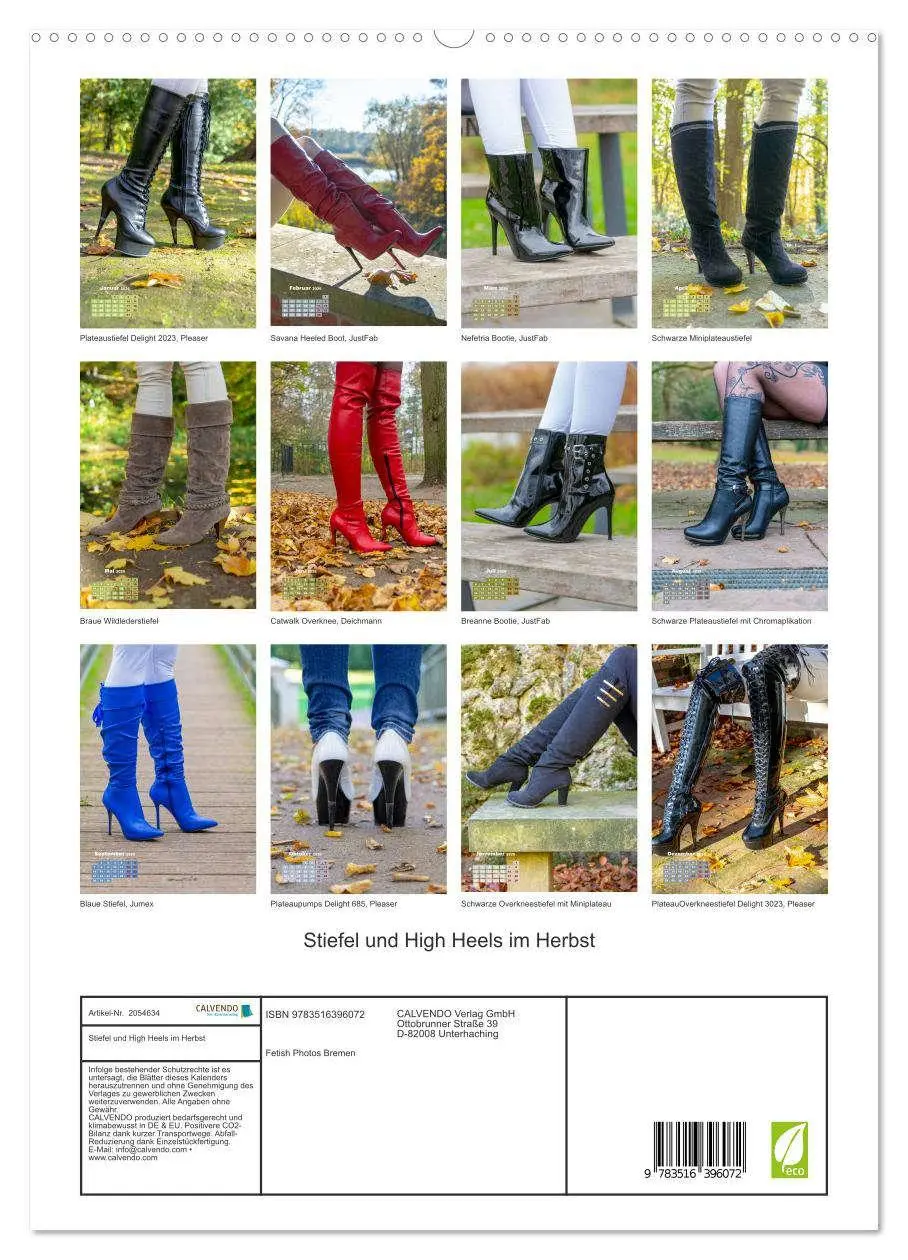 Bild: 9783516396072 | Stiefel und High Heels im Herbst (hochwertiger Premium Wandkalender...