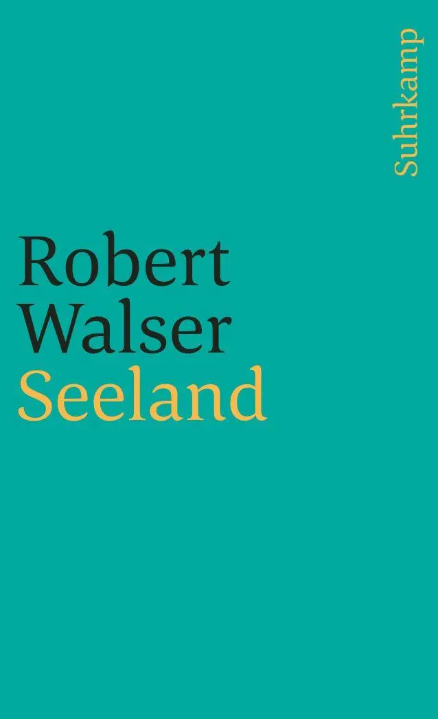 Cover: 9783518376072 | Sämtliche Werke in Einzelausgaben | Siebter Band: Seeland | Walser