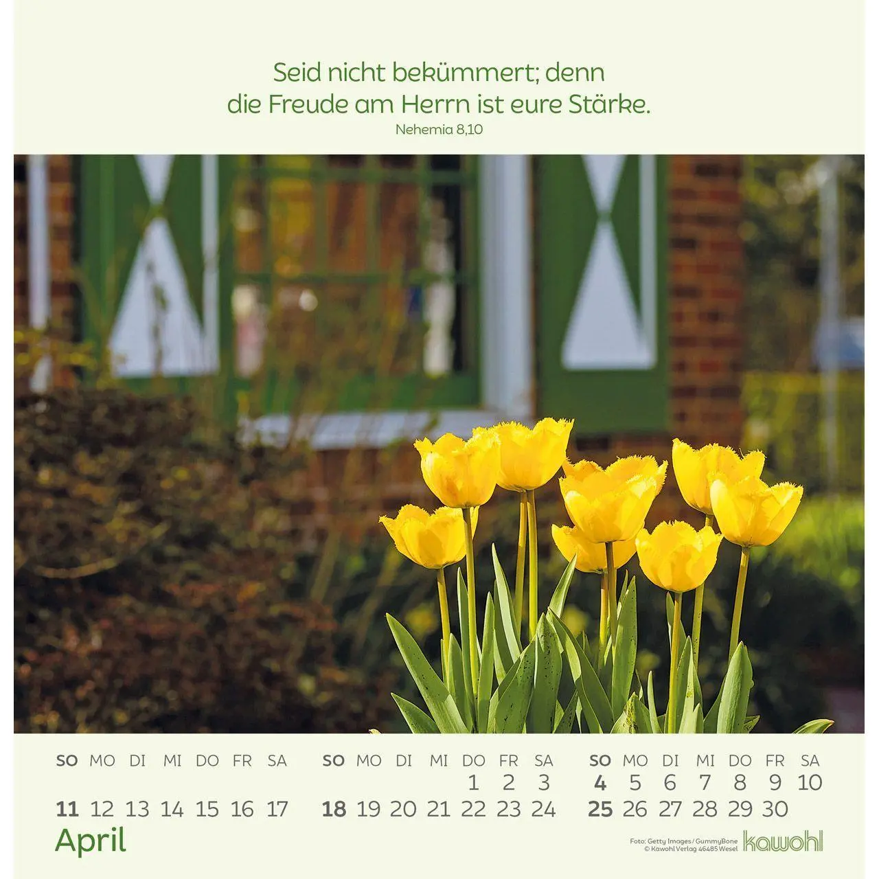 Bild: 9783754826072 | Blumengrüße 2027 | Kalender mit Bibelworten und Blumenbildern | 14 S.