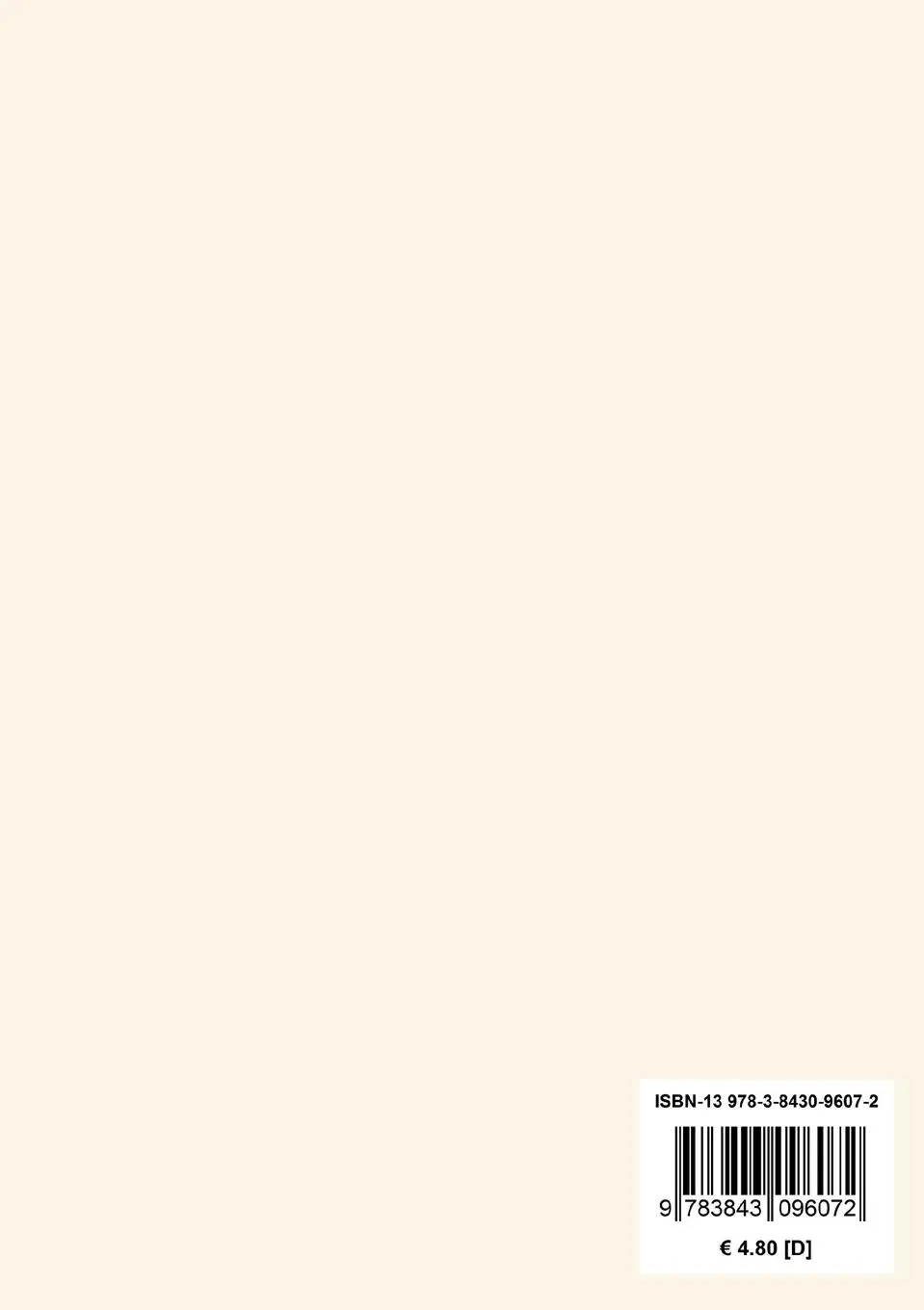 Rückseite: 9783843096072 | Leben der A. L. Karschin, geb. Dürbach | Anna Louisa Karsch | Buch
