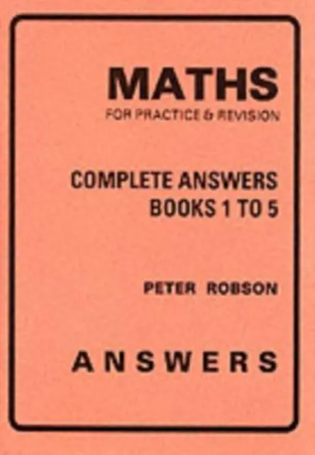 Cover: 9781872686172 | Maths for Practice and Revision | Peter Robson | Taschenbuch | 1993