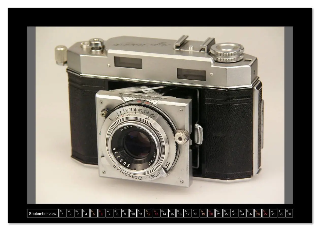 Bild: 9783457816172 | AGFA KAMERA OLDIES Klassische Kameras von 1926 - 1974 (Wandkalender...
