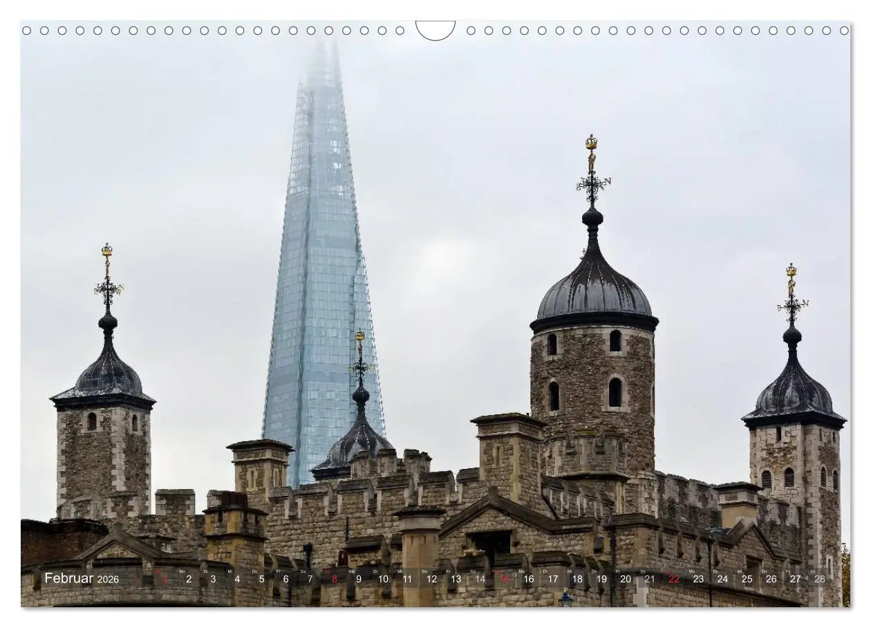 Bild: 9783516076172 | Londoner Perspektiven (Wandkalender 2026 DIN A3 quer), CALVENDO...