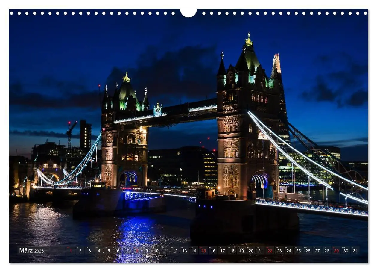 Bild: 9783516076172 | Londoner Perspektiven (Wandkalender 2026 DIN A3 quer), CALVENDO...