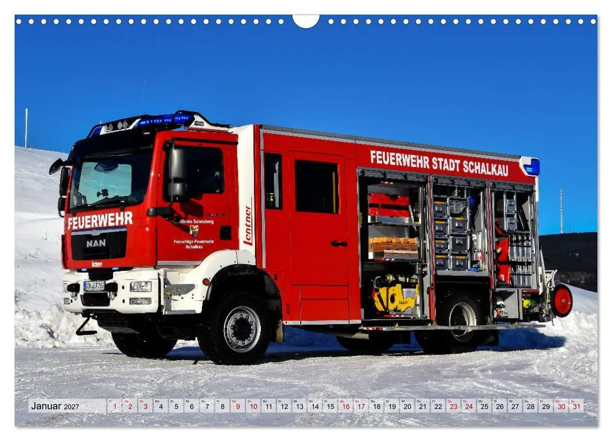 Bild: 9783569786172 | Feuerwehrfahrzeuge (Wandkalender 2027 DIN A3 quer), CALVENDO...
