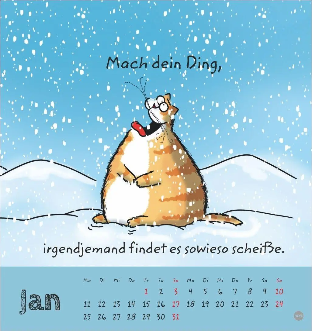 Bild: 9783756416172 | Catzz Postkartenkalender 2027 | Alexander Holzach | Kalender | 13 S.