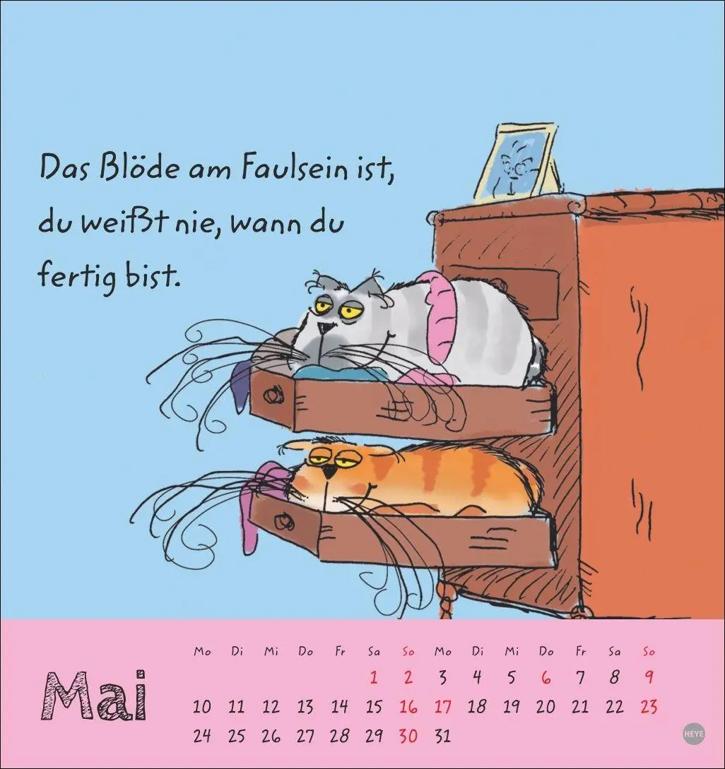 Bild: 9783756416172 | Catzz Postkartenkalender 2027 | Alexander Holzach | Kalender | 13 S.