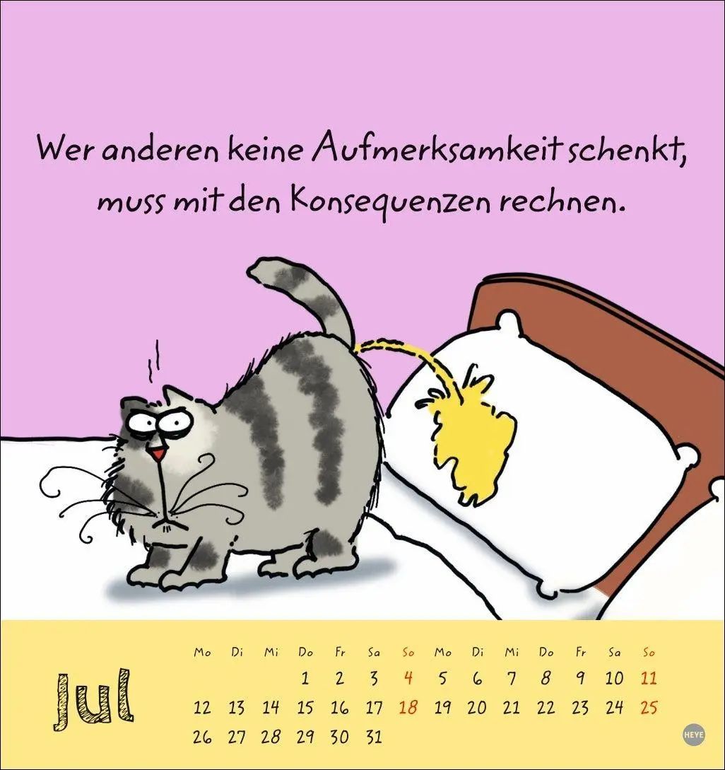 Bild: 9783756416172 | Catzz Postkartenkalender 2027 | Alexander Holzach | Kalender | 13 S.