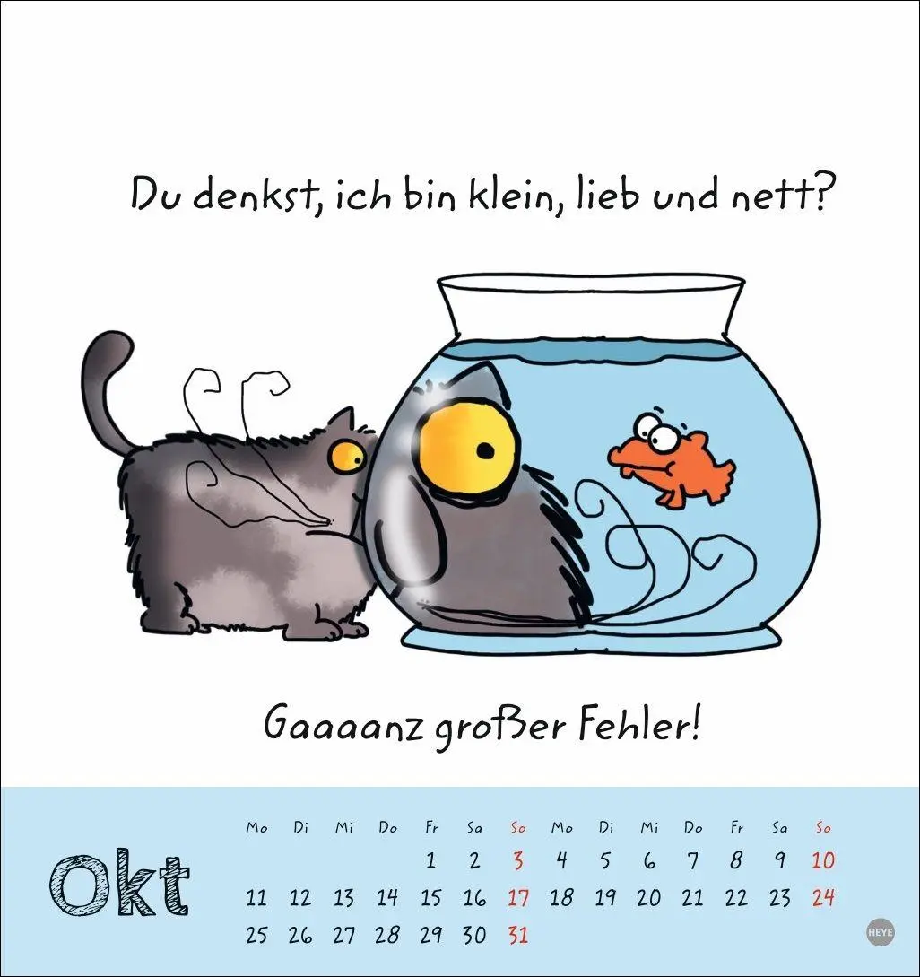 Bild: 9783756416172 | Catzz Postkartenkalender 2027 | Alexander Holzach | Kalender | 13 S.