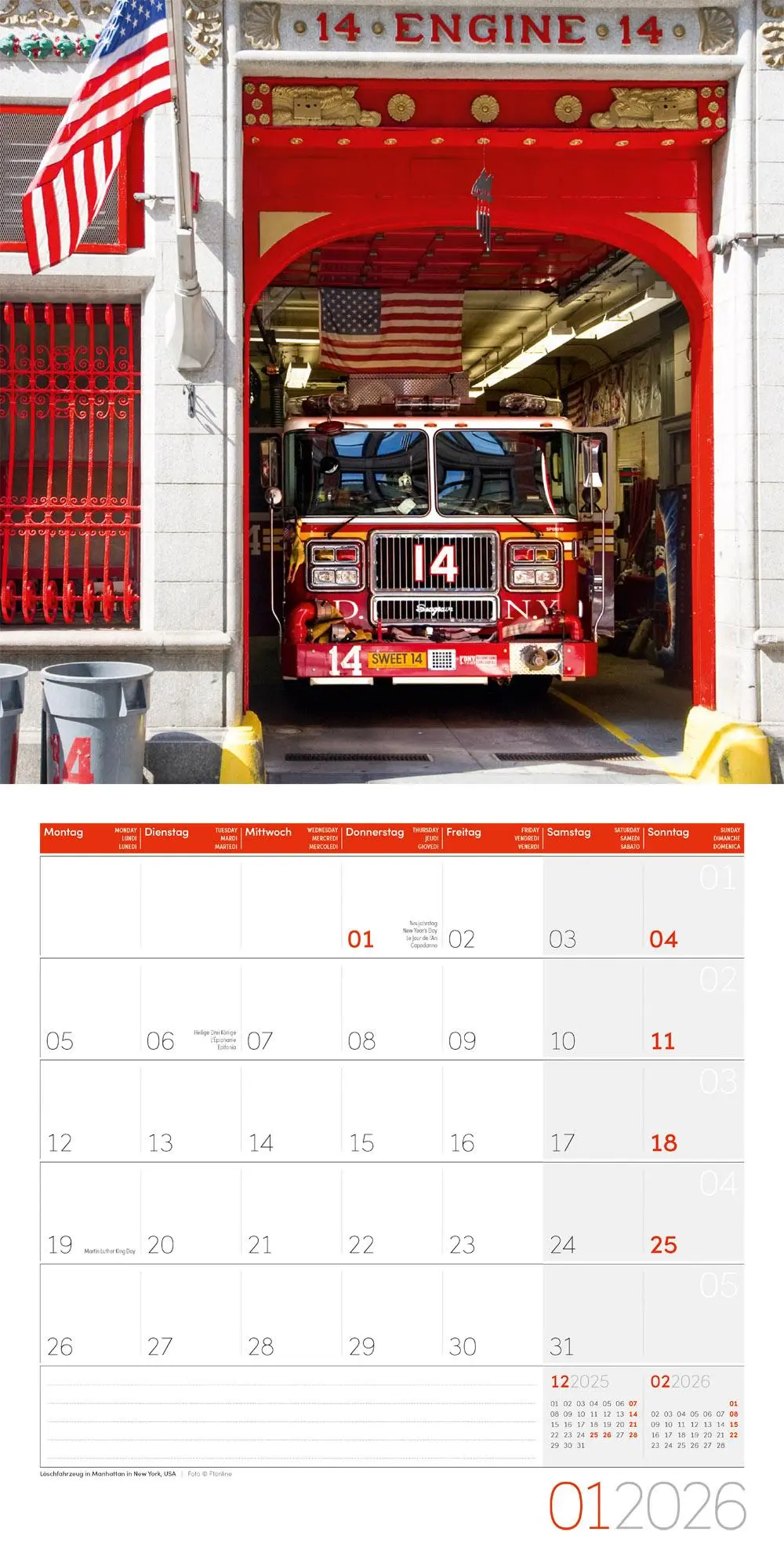 Bild: 9783838446172 | Feuerwehr Broschürenkalender 2026 - 30x30 - Art12 | GmbH | Kalender
