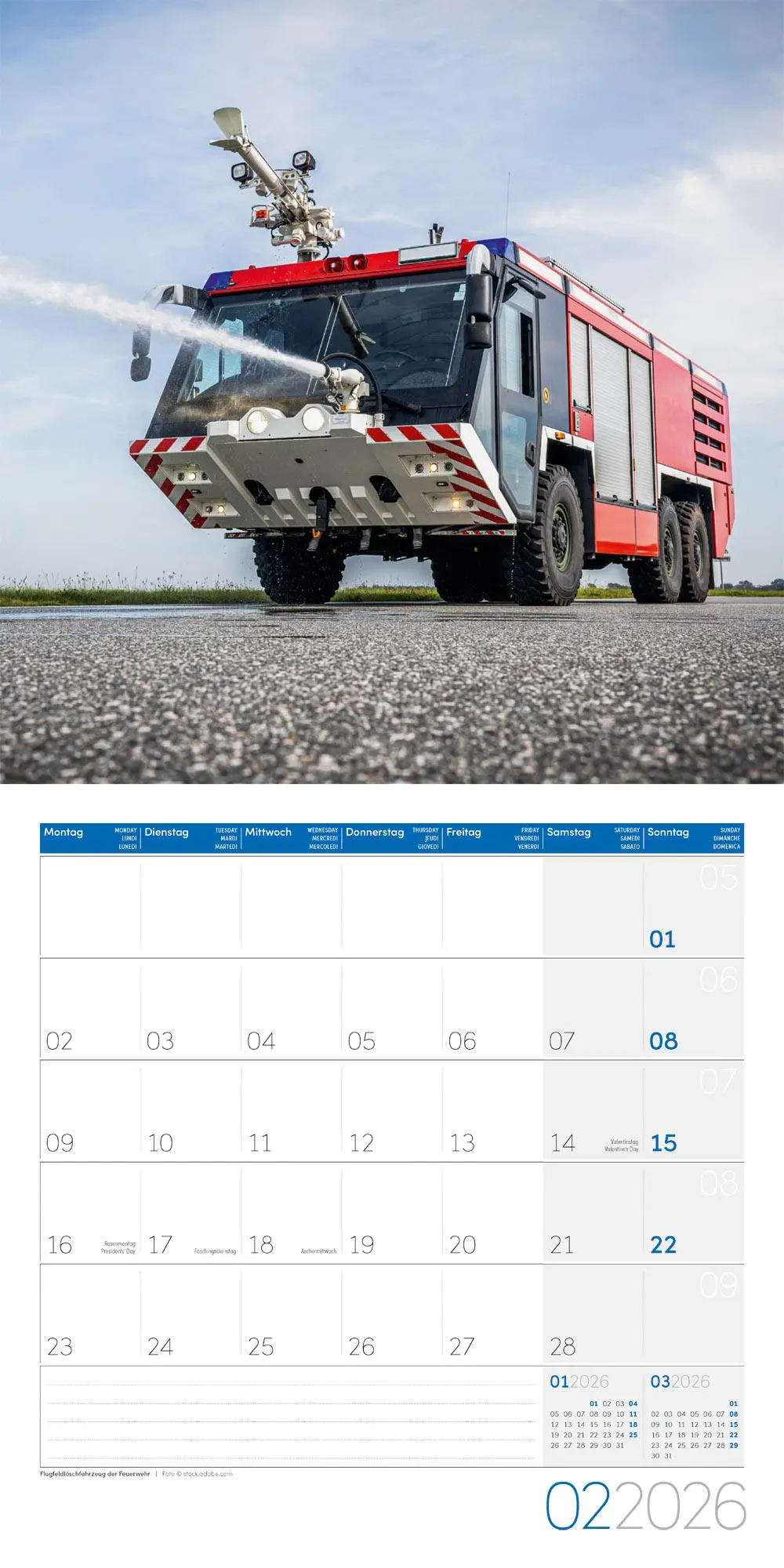 Bild: 9783838446172 | Feuerwehr Broschürenkalender 2026 - 30x30 - Art12 | GmbH | Kalender