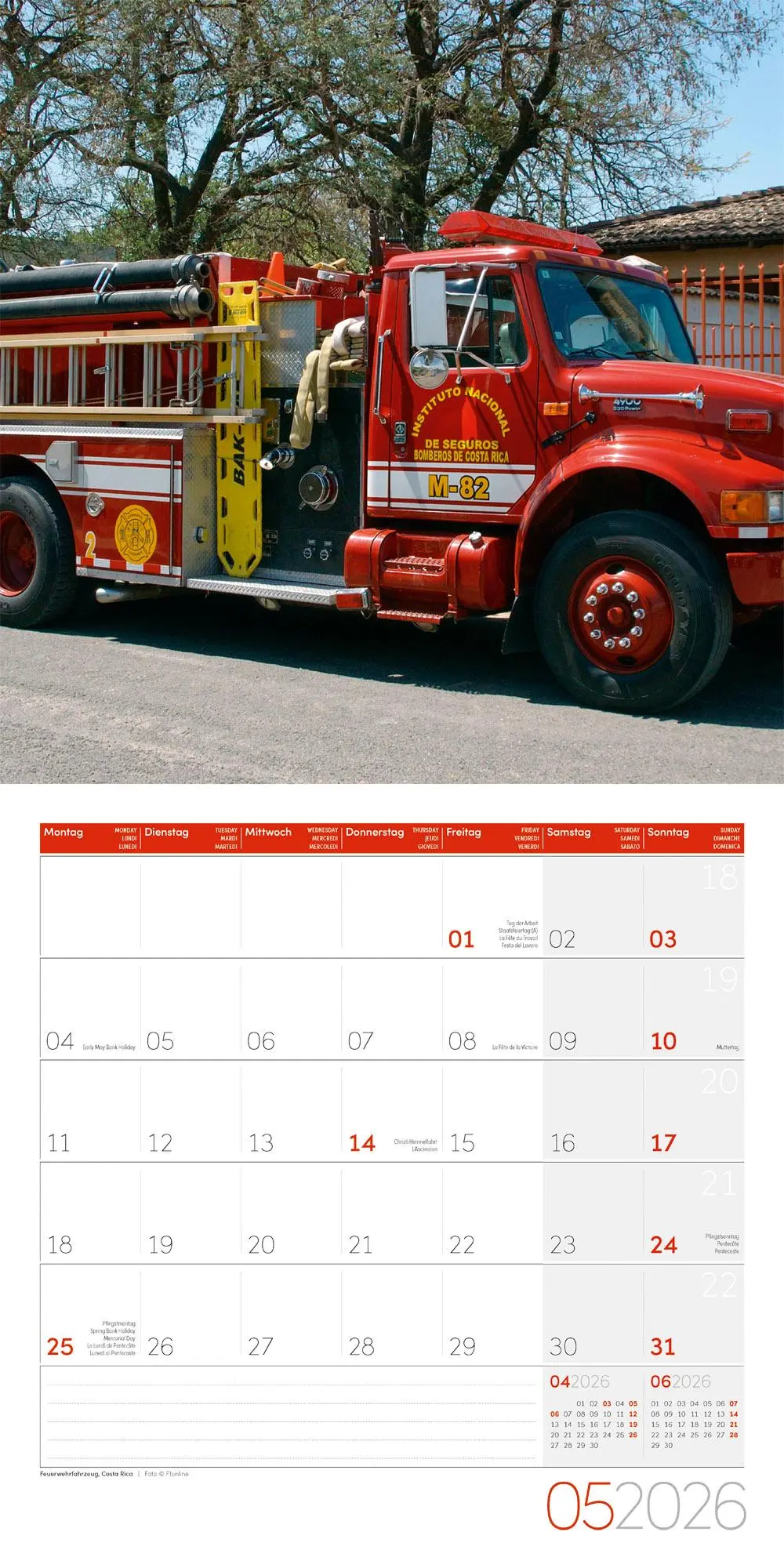 Bild: 9783838446172 | Feuerwehr Broschürenkalender 2026 - 30x30 - Art12 | GmbH | Kalender