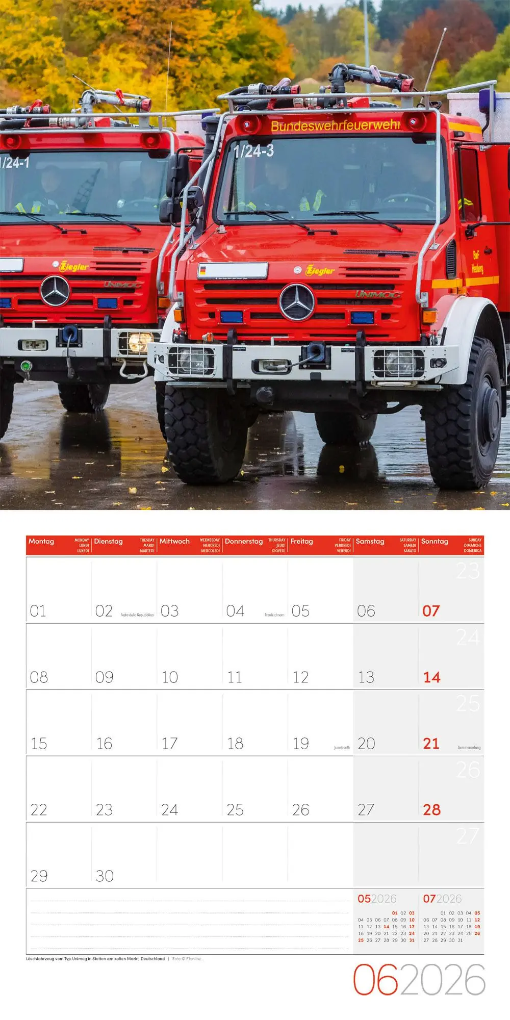 Bild: 9783838446172 | Feuerwehr Broschürenkalender 2026 - 30x30 - Art12 | GmbH | Kalender
