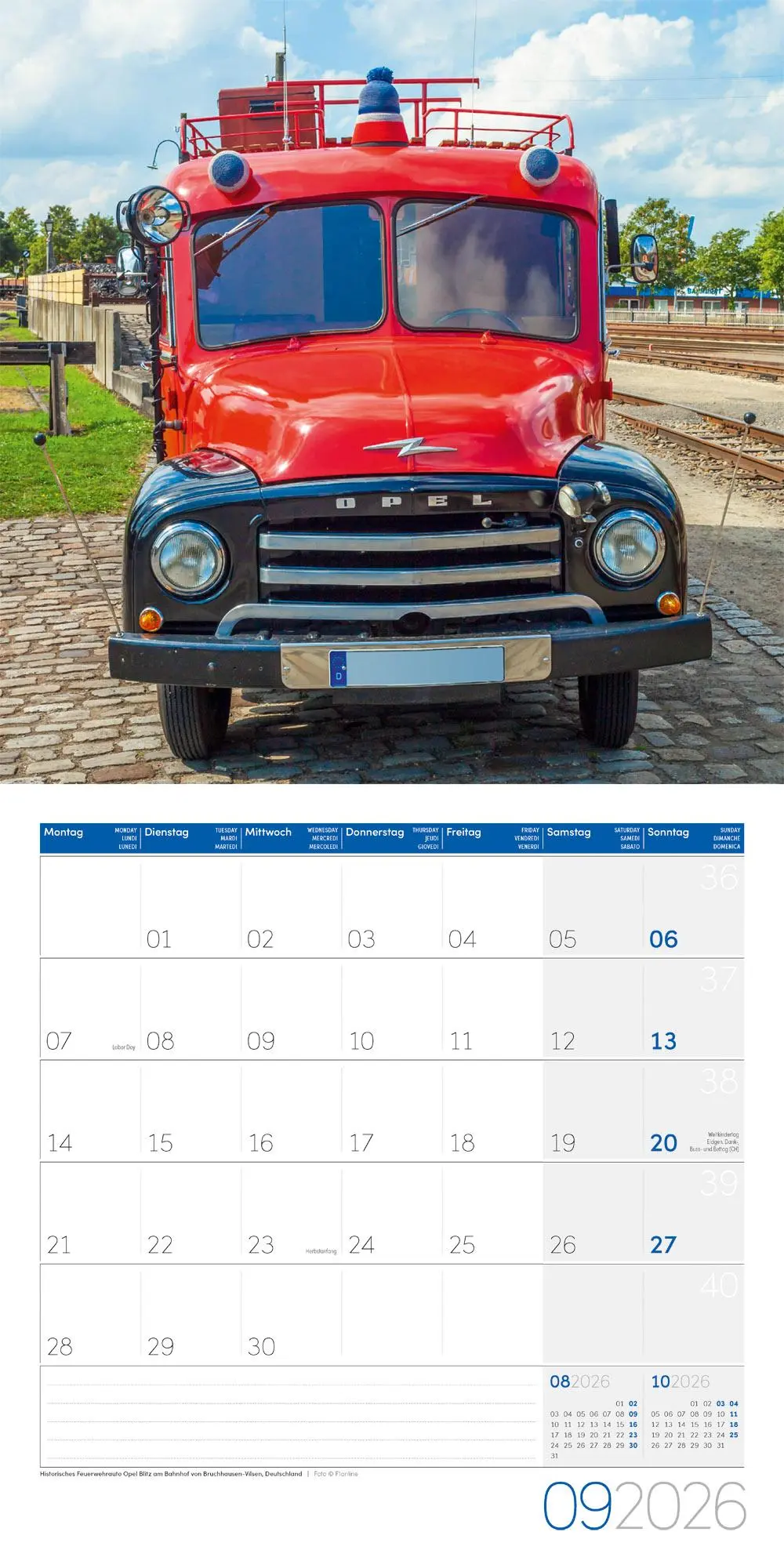 Bild: 9783838446172 | Feuerwehr Broschürenkalender 2026 - 30x30 - Art12 | GmbH | Kalender