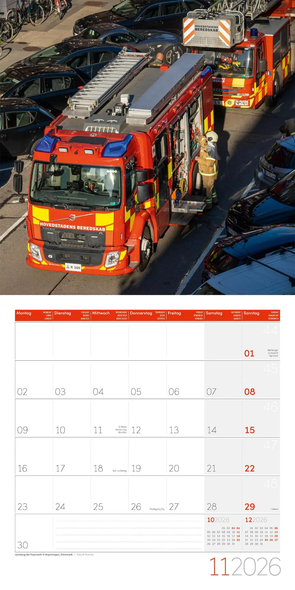 Bild: 9783838446172 | Feuerwehr Broschürenkalender 2026 - 30x30 - Art12 | GmbH | Kalender