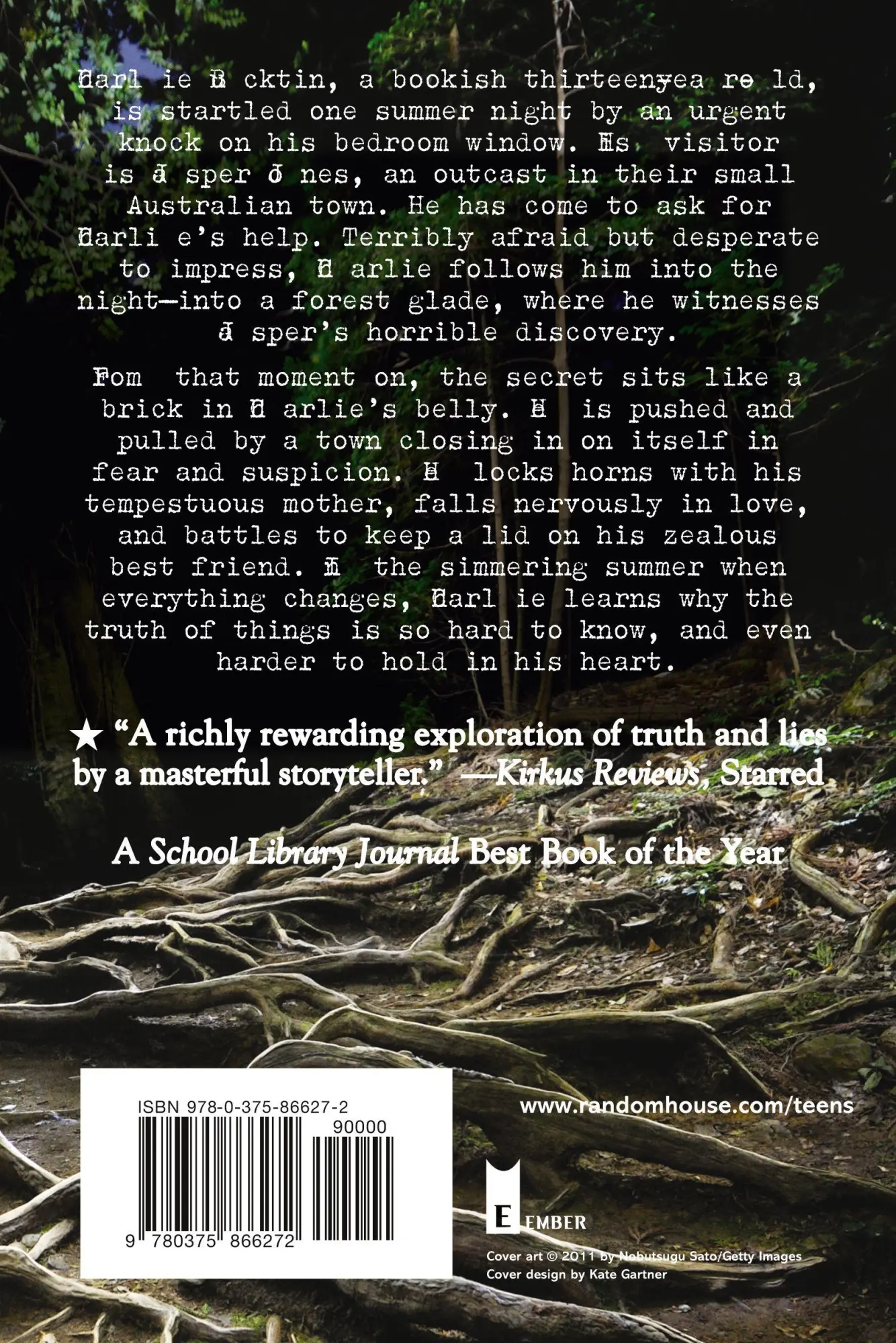 Rückseite: 9780375866272 | Jasper Jones | Craig Silvey | Taschenbuch | 312 S. | Englisch | 2012