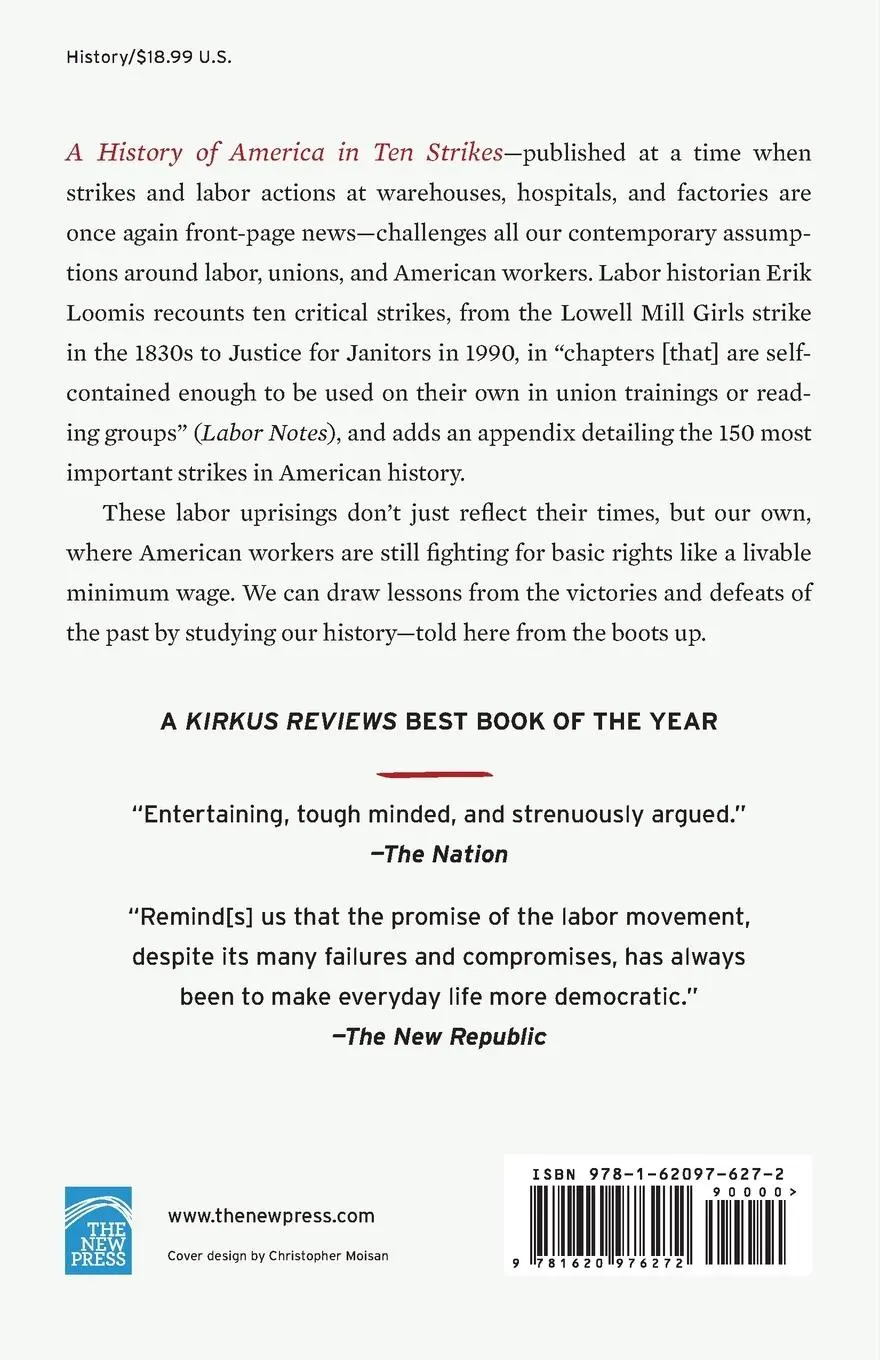 Rückseite: 9781620976272 | A History of America in Ten Strikes | Erik Loomis | Taschenbuch | 2020
