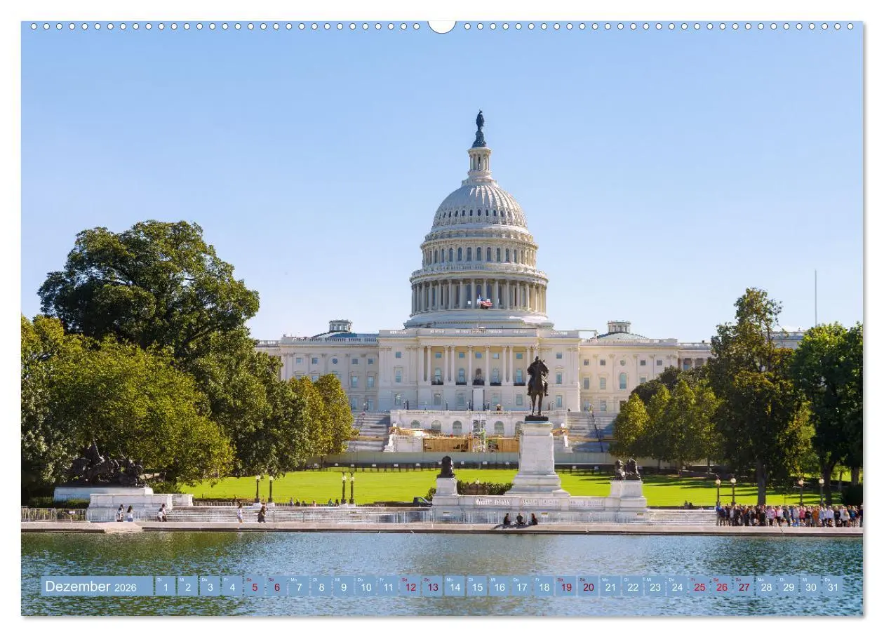 Bild: 9783457286272 | Washington, D.C., Hauptstadtzauber der USA (Wandkalender 2026 DIN...