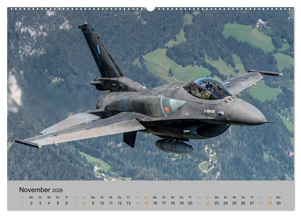 Bild: 9783457596272 | Kampfjet F-16 The Fighting Falcon (Wandkalender 2026 DIN A2 quer),...