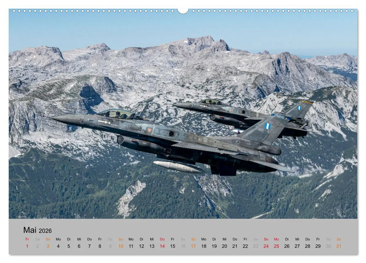 Bild: 9783457596272 | Kampfjet F-16 The Fighting Falcon (Wandkalender 2026 DIN A2 quer),...