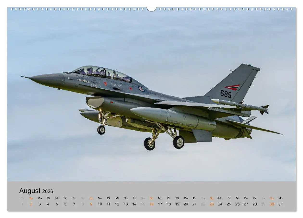 Bild: 9783457596272 | Kampfjet F-16 The Fighting Falcon (Wandkalender 2026 DIN A2 quer),...