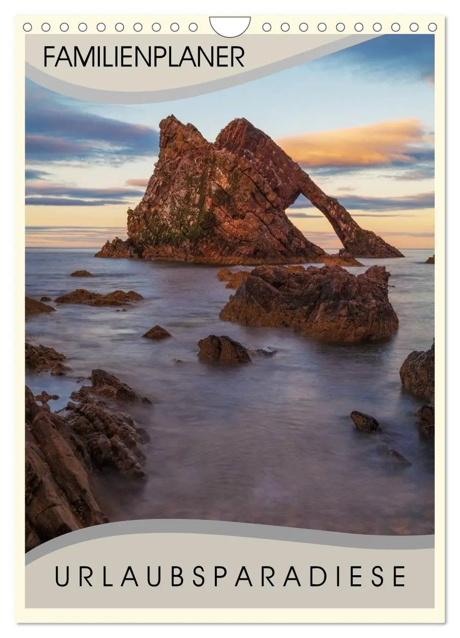 Cover: 9783516446272 | Urlaubsparadiese - Familienplaner (Wandkalender 2026 DIN A4 hoch),...