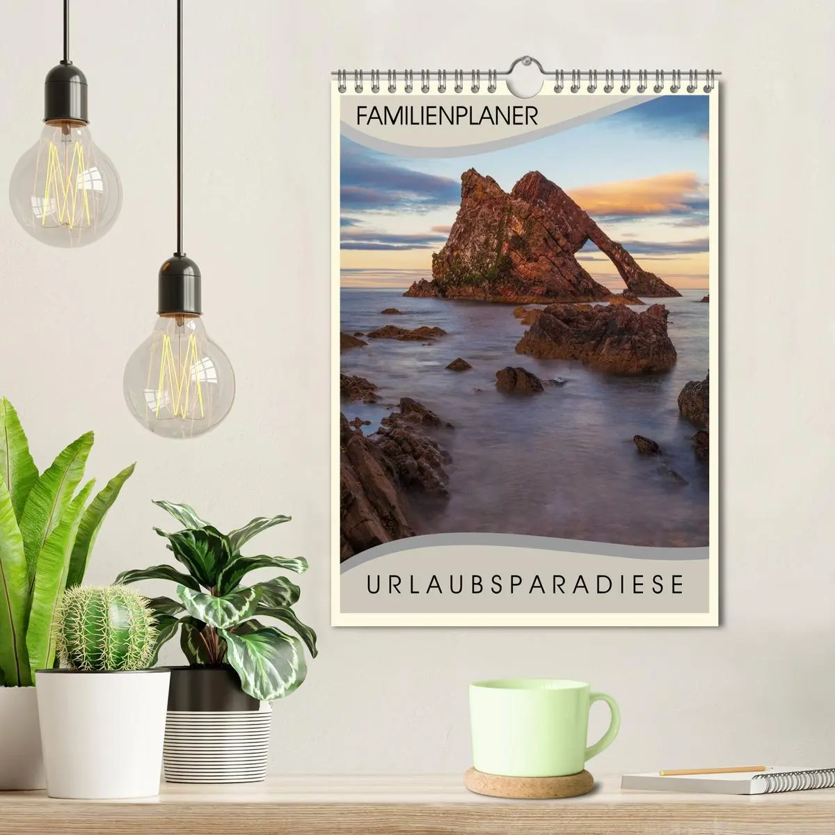 Bild: 9783516446272 | Urlaubsparadiese - Familienplaner (Wandkalender 2026 DIN A4 hoch),...