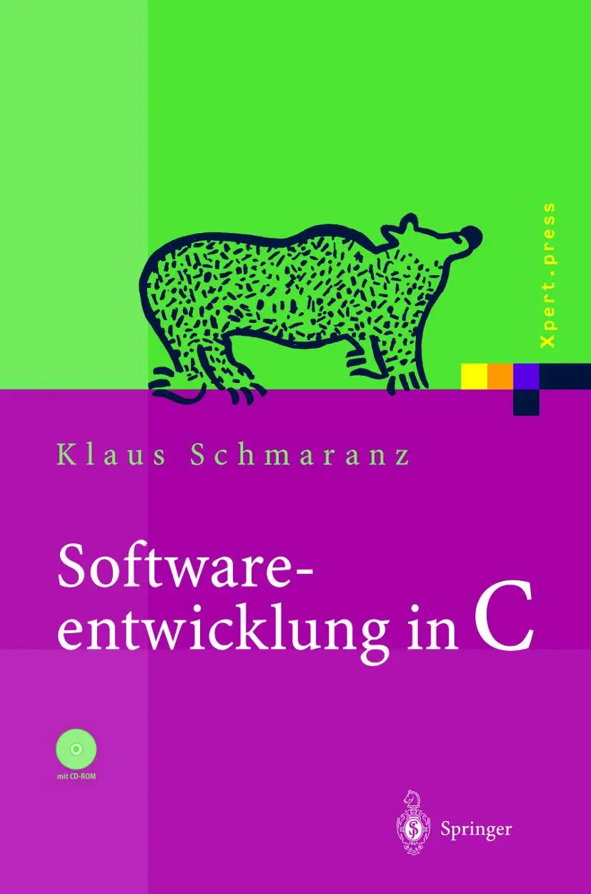 Cover: 9783642626272 | Softwareentwicklung in C | Mit 14 Abbildungen und CD-ROM | Schmaranz