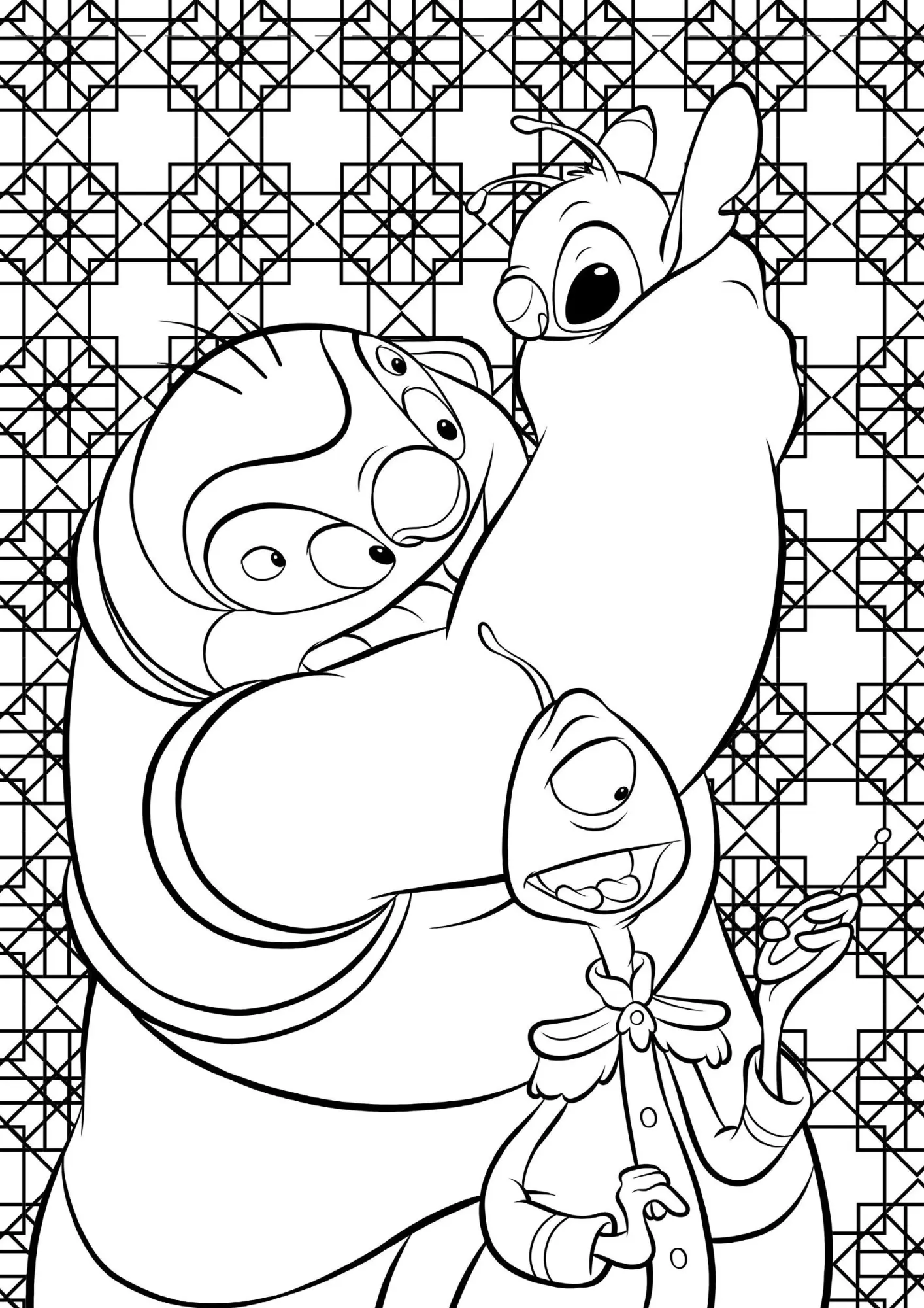 Bild: 9783833246272 | Disney Stitch: Malblock: über 60 lustige Motive zum Ausmalen! | Buch