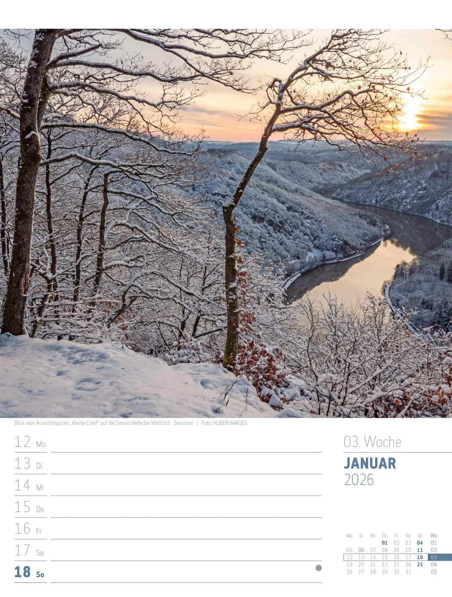 Bild: 9783838436272 | Abenteuer Deutschland - Naturparadiese Wochenplaner Kalender 2026