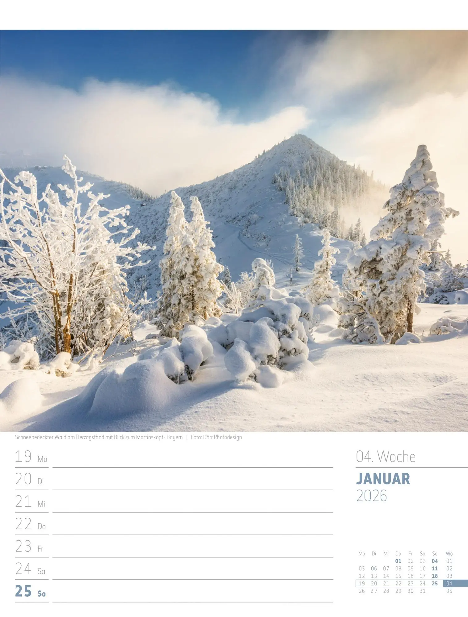 Bild: 9783838436272 | Abenteuer Deutschland - Naturparadiese Wochenplaner Kalender 2026