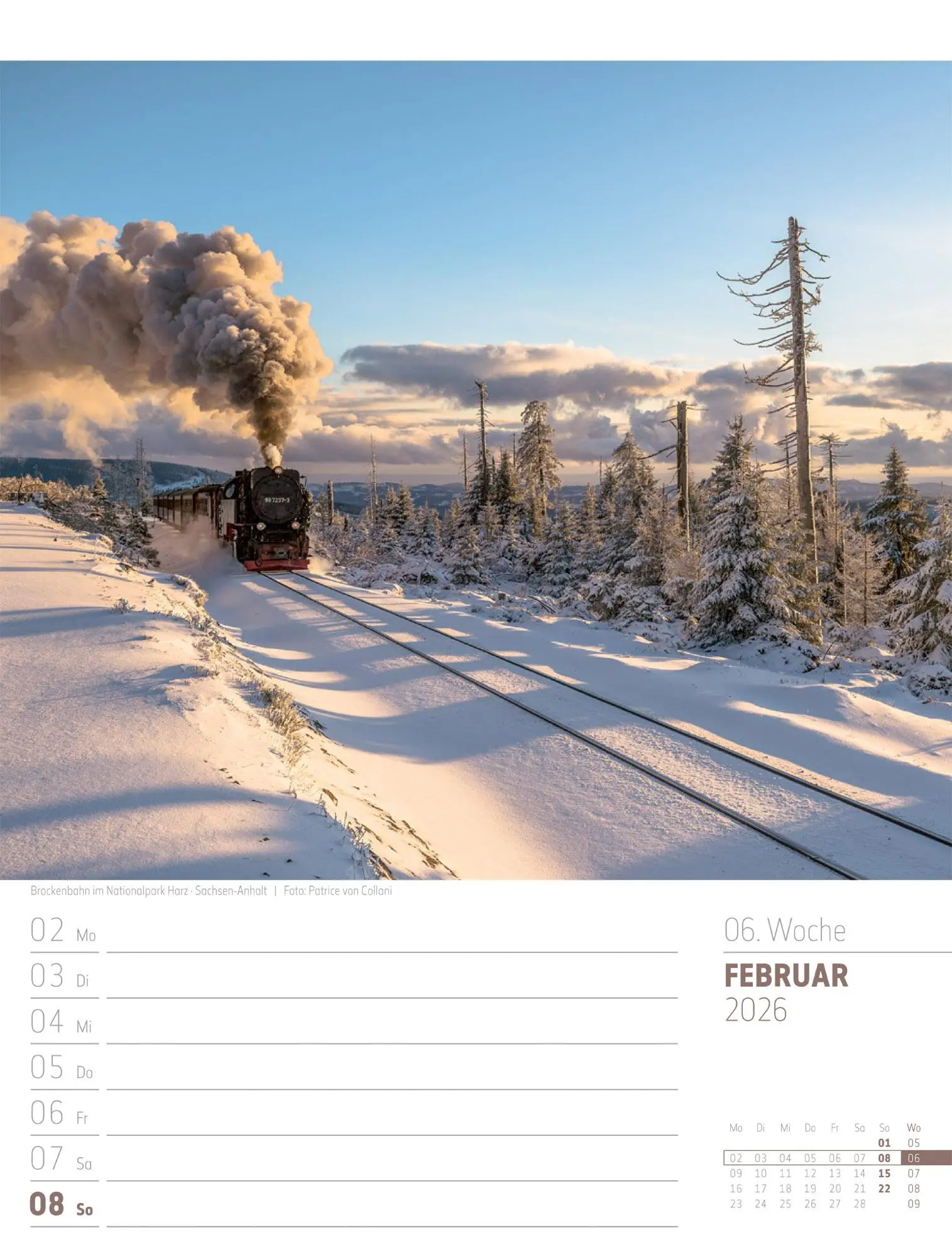Bild: 9783838436272 | Abenteuer Deutschland - Naturparadiese Wochenplaner Kalender 2026