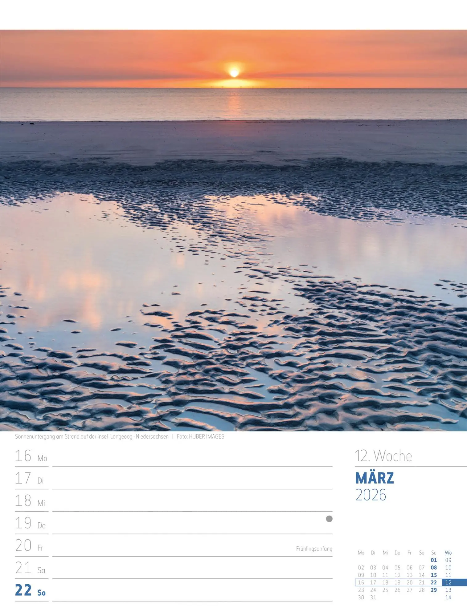 Bild: 9783838436272 | Abenteuer Deutschland - Naturparadiese Wochenplaner Kalender 2026