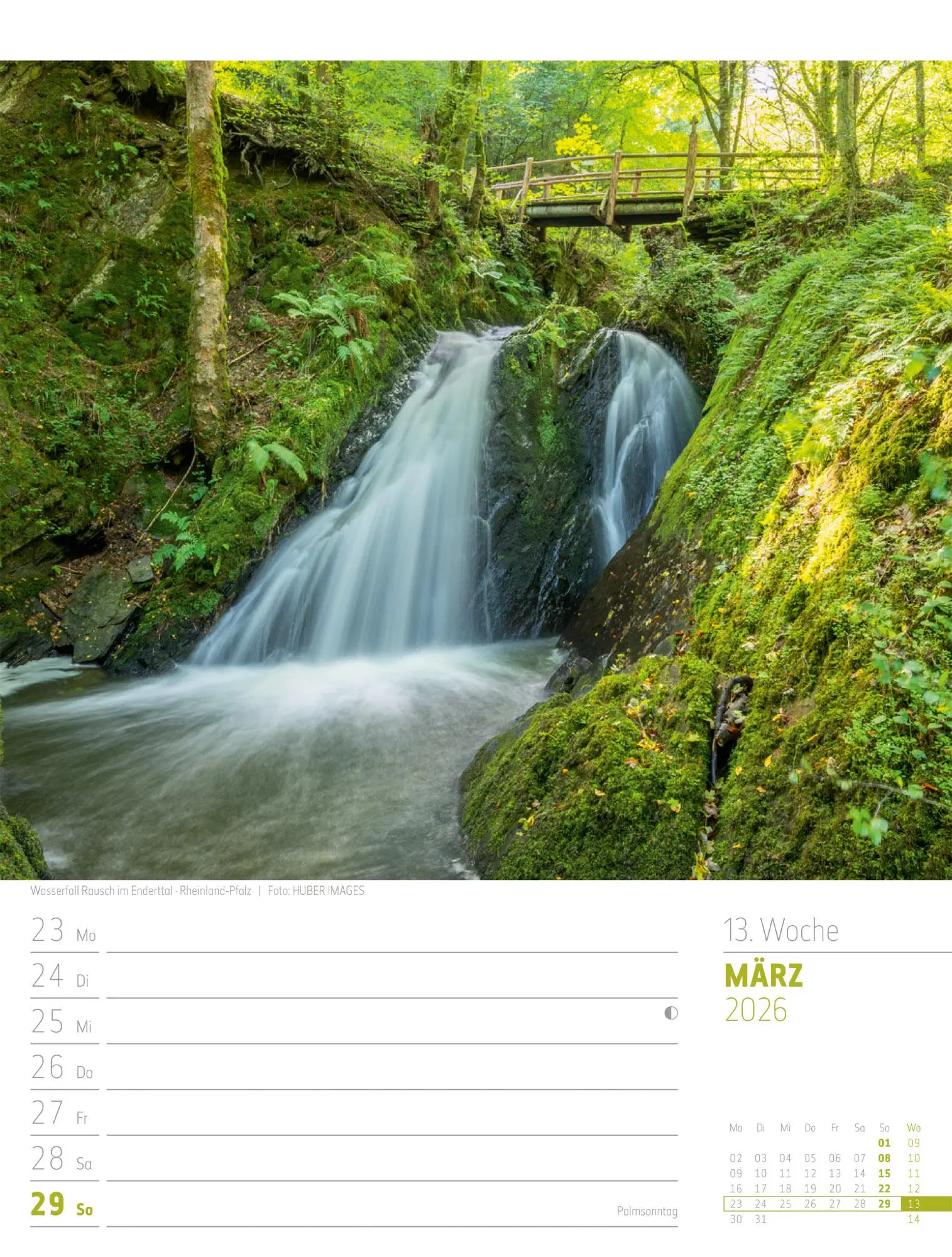 Bild: 9783838436272 | Abenteuer Deutschland - Naturparadiese Wochenplaner Kalender 2026