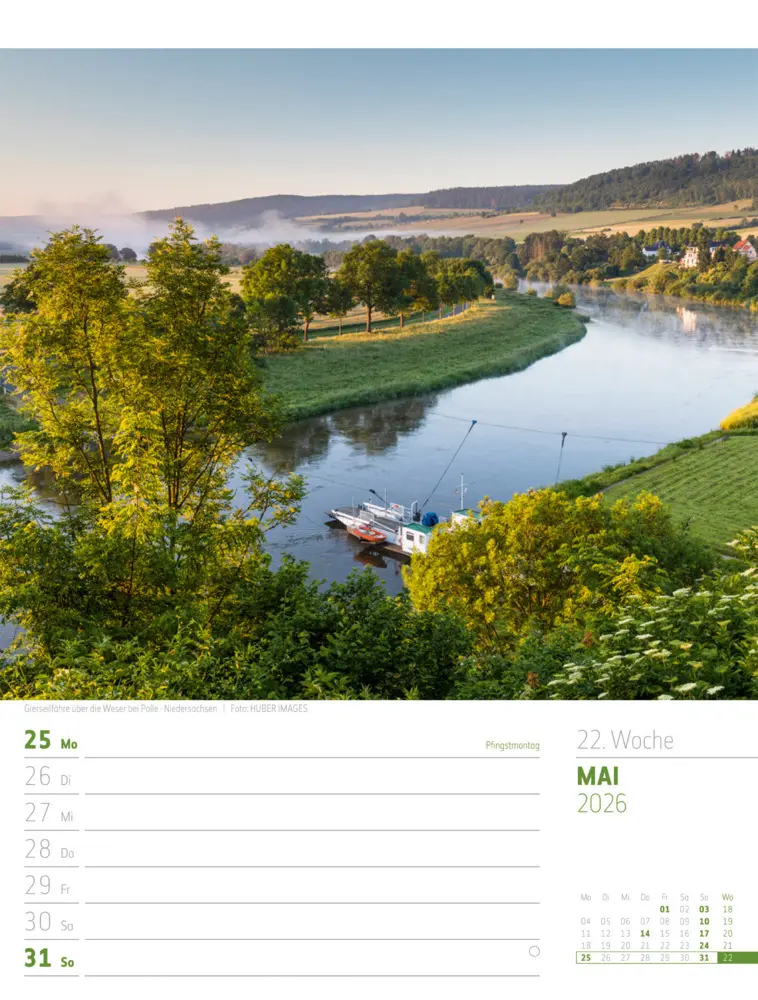 Bild: 9783838436272 | Abenteuer Deutschland Wochenplaner Kalender 2026 Naturparadiese | GmbH
