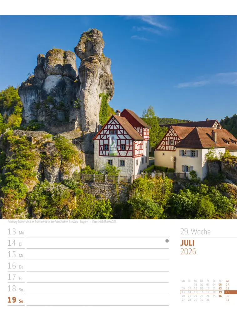 Bild: 9783838436272 | Abenteuer Deutschland Wochenplaner Kalender 2026 Naturparadiese | GmbH