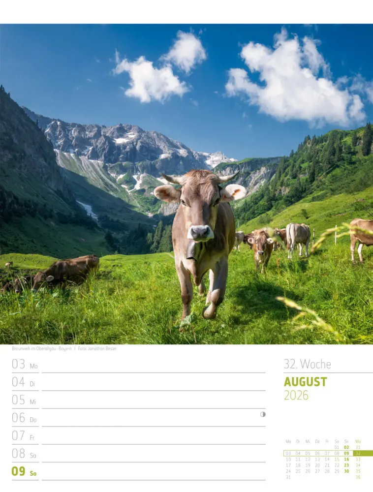 Bild: 9783838436272 | Abenteuer Deutschland Wochenplaner Kalender 2026 Naturparadiese | GmbH