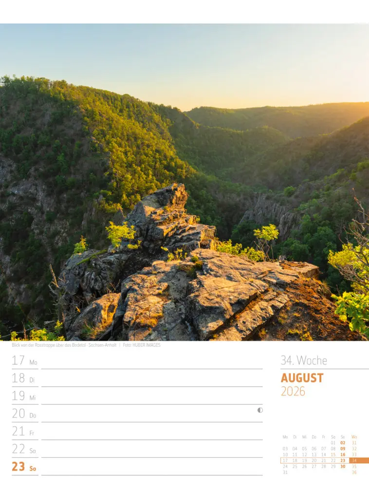 Bild: 9783838436272 | Abenteuer Deutschland Wochenplaner Kalender 2026 Naturparadiese | GmbH
