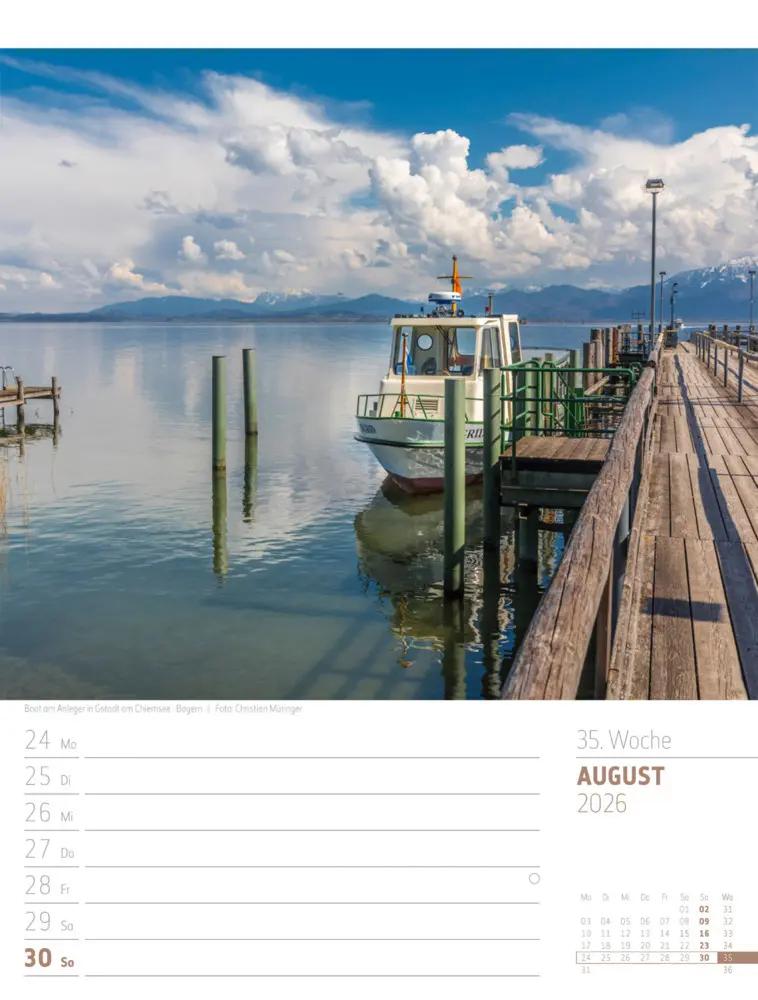 Bild: 9783838436272 | Abenteuer Deutschland Wochenplaner Kalender 2026 Naturparadiese | GmbH