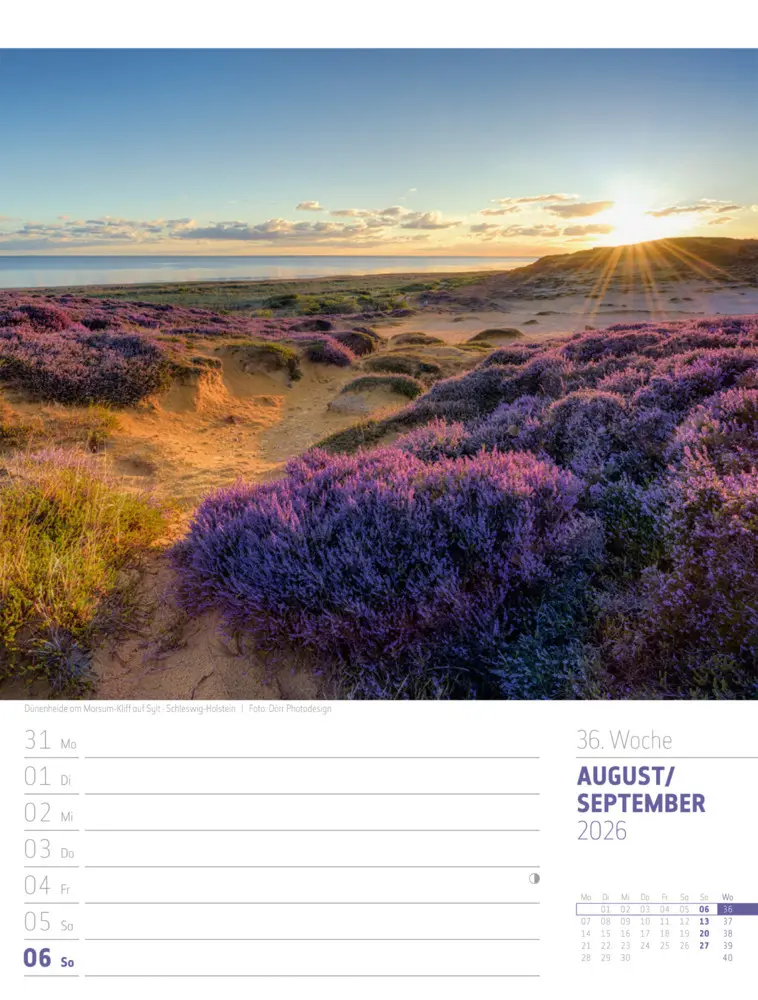 Bild: 9783838436272 | Abenteuer Deutschland Wochenplaner Kalender 2026 Naturparadiese | GmbH
